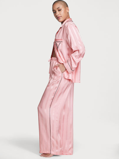 VICTORIA'S SECRET Striped Long Pajama Set