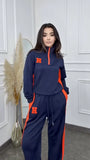 Women's cotton tracksuit (hoodie + pants)
