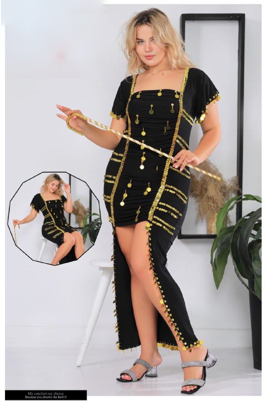 Black belly dance suit