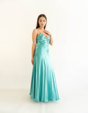 Satin Long Dress