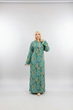 Women's floral abaya
