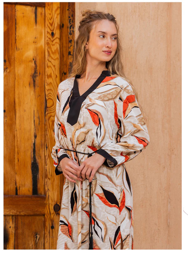Sahara Leaves Dress"