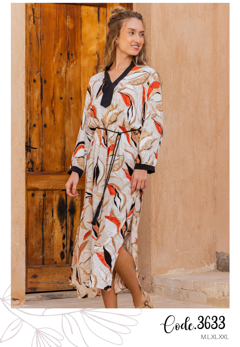 Sahara Leaves Dress"