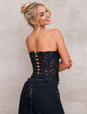 14 Bones Hollow Lace-up Court-style Corset