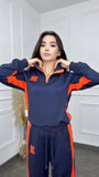 Women's cotton tracksuit (hoodie + pants)