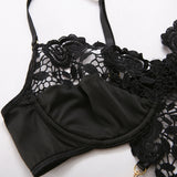 Love Affair Black Lace Teddy