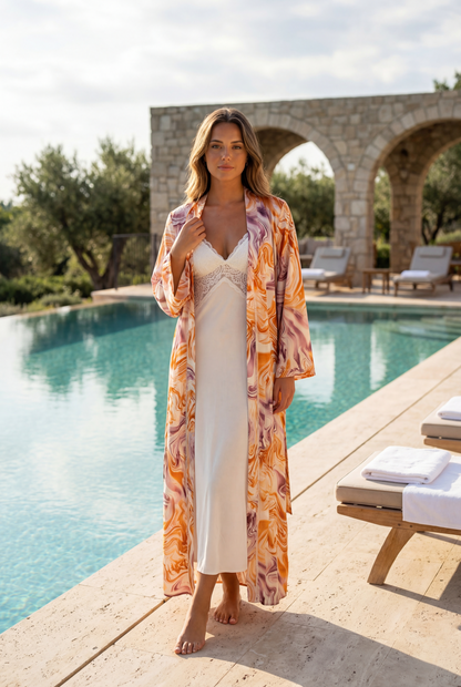 Warm Marble Sleep Set