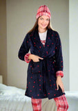 Elegant women's winter pajamas