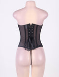 Transparent Hollow Net Corsets