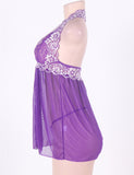 Farwalaya Camisole Babydoll And Thong Set