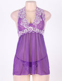 Farwalaya Camisole Babydoll And Thong Set