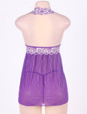 Farwalaya Camisole Babydoll And Thong Set