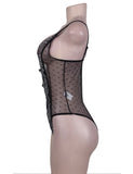 New Halter Teddy With Lace Embroidery