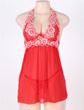 Farwalaya Camisole Babydoll And Thong Set