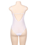 Chic Kissable White Backless Teddy Egypt With Underwire