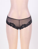 Floral Lace Mesh Sexy Panty