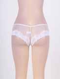 Floral Lace Mesh Sexy Panty