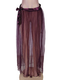Purple Plus Size Dignity Transparent Skirt Egypt