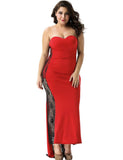 Long Strapless Ruffle Floral Red Prom Dresses Egypt