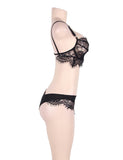Lace Temptation 2pcs Bralette Lingerie Set