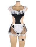 Black Sexy Lace Maid Costume