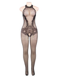 Lace and Fishnet Turtleneck Bodystocking Egypt