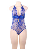Deep V Backless Exquisite Lace Teddy Egypt