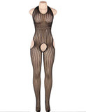 Plus Size Mystery Pattern Net bodystockings