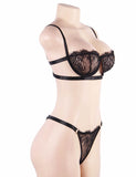 High Quality Beautiful Lingerie Lace Bra Set Egypt With Steel ring