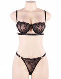 Copy of High Quality Beautiful Lingerie Egypt Lace Bra Set With Steel ring
