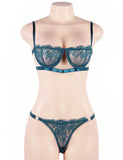 Egypt High Quality Beautiful Lingerie Lace Bra Set With Steel ring