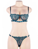 Custom High Quality Beautiful Lingerie Lace Bra Set Egypt With Steel ring