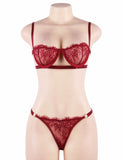 Egypt High Quality Beautiful Lingerie Lace Bra Set With Steel ring