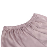 Elegant Ice Silk Strap Shorts 2 Piece Pajama Set