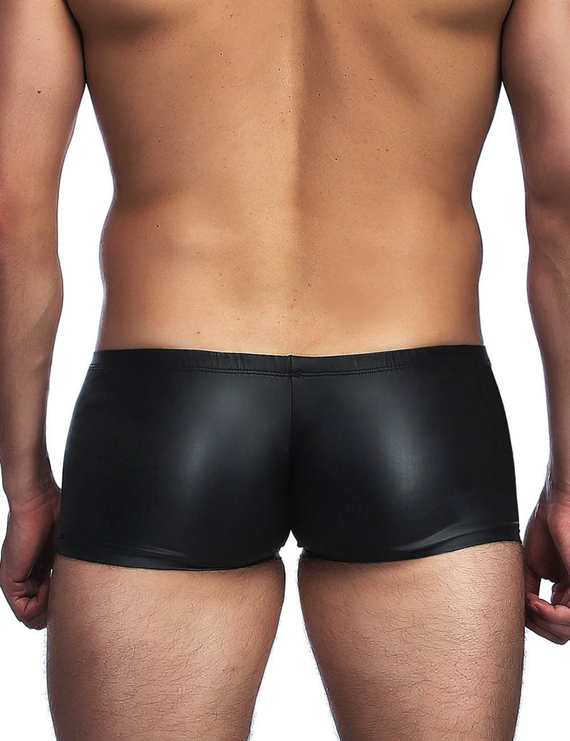 Black Leather Sexy Panty for Man
