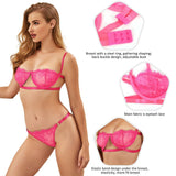 Custom High Quality Beautiful Lingerie Lace Bra Set Egypt With Steel ring