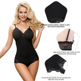 Crotch Openable Stretchy Plus Size Modal Egypt Lace Bodysuit