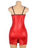 Sexy Bag Hip Tight Nightclub Red Leather Egypt Skirt
