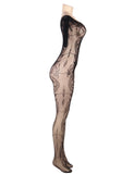 Fishnet & Lace Crotchless Floral Bodystockings Egypt