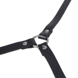 Black Leather Egypt Bondage Chain Bandage