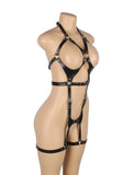 Leather Egypt Chest Harness Straps Waist Adjustable Gothic Straps Cage Bras Body Chain