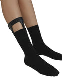 Black non-slip single leg loop with clip