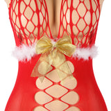 Red Sexy Christmas Fluffy Bodystocking Egypt