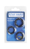 Black 3 Penis Rings Set Beaded Cock Ring To Delay Ejaculation Egypt