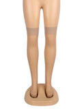 Nude & Black & White wide Brimmed Ribbed Stockings Egypt