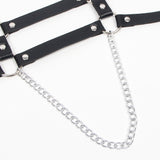 Punk All-match Trend Collar Belt Performance Jewelry Necklace