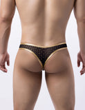 Silver & Gold  Sexy Leather Underwear for Man