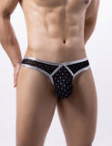 Silver & Gold  Sexy Leather Underwear for Man