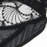 Black Sexy Hollow Cut Lace See Through Teddy Lingerie Egypt