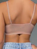 Nude Ice Silk Seamless Bra With Removable Chest Pad